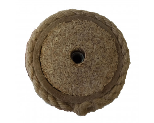 Сменный столбик для когтеточки 50 см, Ø 7 см с пятачком (черный мех)